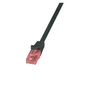 KABEL PATCH UTP Cat 6  10,00m  RJ45 PrimeLine AWG27 LSZH LogiLink - črn (CQ2093U)