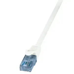 KABEL PATCH UTP Cat.6A 7,50m RJ45 10Gbit LogiLink - bel (CP3081U)
