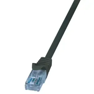 KABEL PATCH UTP Cat.6A 1,00m RJ45 10Gbit LogiLink - črn (CP3033U)