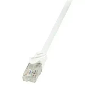 KABEL PATCH UTP Cat 6 1,50m RJ45 1Gbit LogiLink - bel (CP2041U)