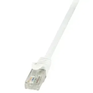 KABEL PATCH UTP Cat 6 1,00m RJ45 1Gbit LogiLink - bel (CP2031U)