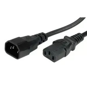 KABEL NAPAJALNI 220V podaljšek C13 - C14 1,80m EURO LogiLink (CP091)