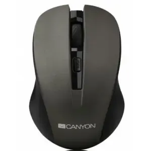 Miš Canyon brezžična optična USB CNE-CMSW1 (Wireless, 1200dpi, 4 gumbi) grafitna