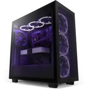 Ohišje NZXT H7 Flow MidiATX - črna