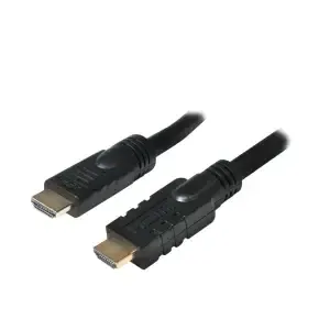 KABEL HDMI/HDMI M/M 10,0m LogiLink kabel z ojačevalcem pozlačeni kontakti V1,4 (CHA0010)