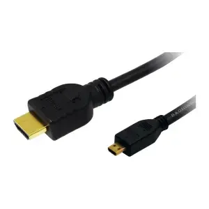 KABEL HDMI/HDMI M/M micro 1,5m LogiLink pozlačeni kontakti V1,4 (CH0031)