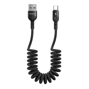 Kabel USB-C => USB-A 2.0 tekstil ovoj 1,80m 2A QC4 Mcdodo Omega - črn (CA-6420)