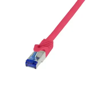 KABEL PATCH SFTP Cat.6A 1,50m RJ45 10Gbit LSHF LogiLink - rdeč (C6A044S)