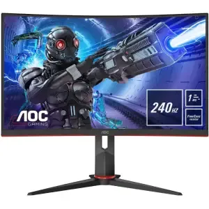 Monitor AOC 81,3 cm (32,0") C32G2ZE/BK 1920x1080 Curved Gaming 240Hz VA 1ms 2xHDMI DisplayPort  3H sRGB123% FreeSync Premium
