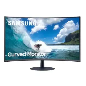 Monitor Samsung 59,9 cm (23,6") C24T550FDU 1920x1080 Curved 75Hz PLS 4ms VGA HDMI DisplayPort sRGB119,3% FreeSync