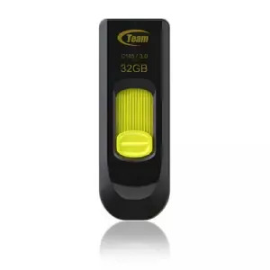Spominski ključek 32GB USB 3.1 Teamgroup C145 plastičen drsni črn (TC145332GY01)