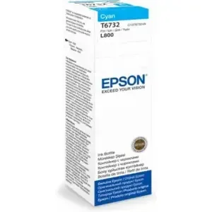 ČRNILO EPSON 673 CYAN STEKLENIČKA, 70 ML L800 (C13T67324A)