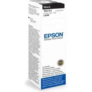 ČRNILO EPSON 673 ČRNO STEKLENIČKA, 70 ML L800 (C13T67314A)