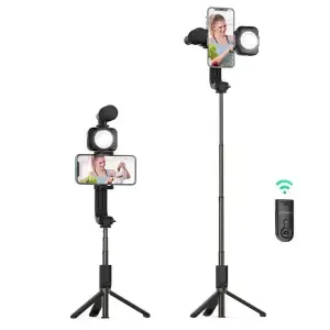 Selfie LED BlitzWolf za pametni telefon Tower z raztegljivim stojalom (BW-BS15)