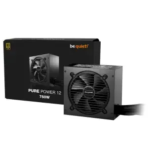 Napajalnik - 750W be quiet! Pure Power 12 80Plus Gold 92,8% ATX 3.1 Non modular 120mm črna (BP003EU)