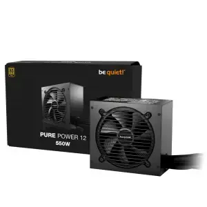 Napajalnik - 550W be quiet! Pure Power 12 80Plus Gold 92,8% ATX 3.1 Non modular 120mm črna (BP001EU)