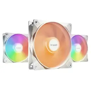 Ventilator be quiet! Light Wings LX High Speed 120mm bela RGB (3 pack)