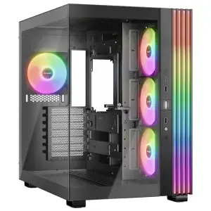 Ohišje Bequiet Light Base 600 LX MidiATX - črna RGB