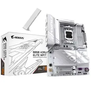 Osnovna plošča AM5 GigaByte B850 Aorus Elite WiFi 7 ICE ATX 1xHDMI 1.4 1xDisplayPort 1.4
