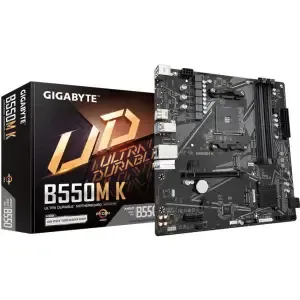 Osnovna plošča AM4 GigaByte B550M-K microATX 1xHDMI 2.1 1xDisplayPort 1.4