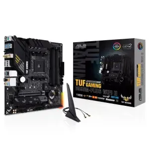 Osnovna plošča AM4 Asus TUF GAMING B550M-PLUS WIFI II microATX 1xHDMI 2.1 1xDisplayPort 1.4