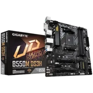 Osnovna plošča AM4 GigaByte B550M DS3H microATX 1xDVI-D 1xHDMI 2.1 1xDisplayPort 1.4