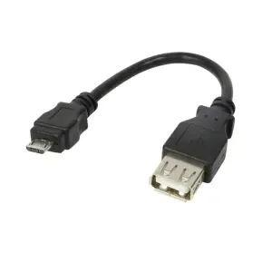 Adapter micro USB (m) => USB (ž) 10cm Logilink (AU0030) EOLS-P