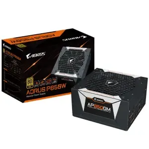 Napajalnik - 850W GigaByte GP-AP850GM Aorus 80Plus Gold 90% ATX 12V EPS12V Modular 135mm črna (GP-AP850GM)