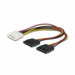 Kabel adapter napajalni Digitus MOLEX => SATA 2x