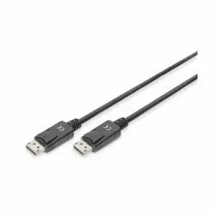 Kabel DisplayPort (m) => DisplayPort (m) 3,0m Digitus dvojno oklopljen ponikljani konektorji (AK-340100-030-S)