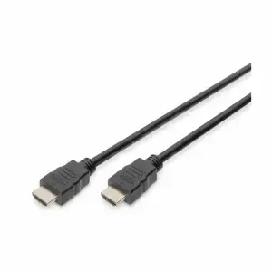 Kabel HDMI(m) => HDMI (m) 2.0m Digitus z mrežno povezavo črn High Speed Ultra HD 4K