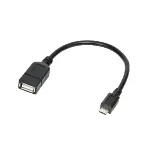 Adapter micro USB (m) => USB (ž) OTG 20cm Logilink (AA0035)