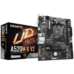 Osnovna plošča AM4 Gigabyte A520M K V2 microATX VGA HDMI