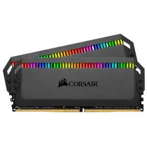 DDR4 16GB 3200MHz CL16 KIT (2x 8GB) Corsair RGB Dominator Platinum XMP2.0 1,35V Gaming črna (CMT16GX4M2C3200C16)
