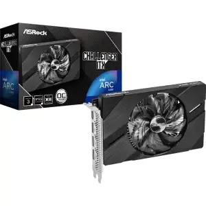 Grafična kartica Intel Arc A380 Asrock ITX - 6GB GDDR6 | 1xHDMI 2.0b 3xDisplayport 2.0 (A380 CLI 6GO)