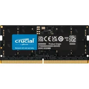SO-DIMM DDR5 16GB 5600MHz CL46 Single (1x16GB) Crucial by Micron 1,1V PC (CT16G56C46S5)