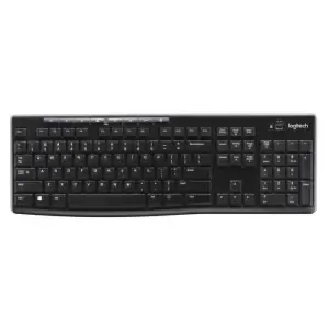 Tipkovnica brezžična Logitech K270 DE | črna (920-003052)