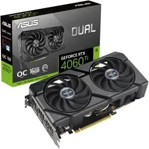 Grafična kartica nVidia RTX4060Ti Asus Dual EVO OC - 16GB GDDR6 (90YV0JH8-M0NA00)