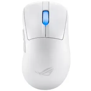Miš Asus brezžična + Bluetooth USB-C Keris II Ace optična gaming AimPoint 4200DPI bela (90MP03N0-BMUA10)