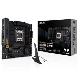 Osnovna plošča AM5 Asus TUF GAMING B650M-E WIFI microATX 1xHDMI 2.1 2xDisplayPort 1.4