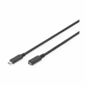 Kabel USB-C => USB-C 3.1 Podaljšek 0,7m 20V/5A (100W) Digitus (AK-300210-007-S)