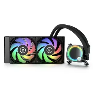 Vodno hlajenje EKWB EK-Nucleus AIO CR240 Lux - 240mm RGB črna (8237089)