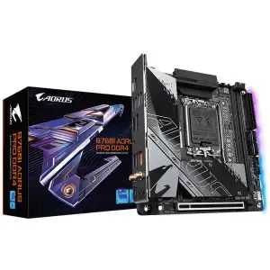 Osnovna plošča 1700 GigaByte B760I AORUS PRO DDR4 miniITX 1xHDMI 2.1 1xDisplayPort 1.2