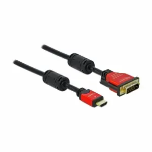 Kabel HDMI = DVI-D bidirectional 3,00m Delock (84343)