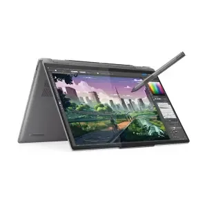 Prenosnik Lenovo 35,5 cm (14,0") Yoga 7 1920x1200 IPS na dotik 300nit R7-8840HS/16GB/SSD1TB/BL/Windows Hello/ALU/AMD Radeon 780M/Win11Home (83DK0026SC)