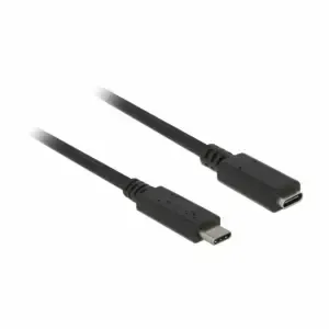 Kabel USB-C => USB-C 3.1 Podaljšek 2,00m 10Gbps 60W Delock (85542)