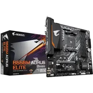 Osnovna plošča AM4 GigaByte B550M AORUS ELITE microATX DVI-D HDMI
