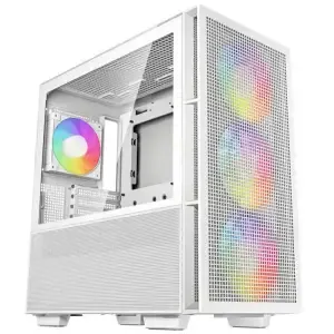 Ohišje Deepcool CH560 Digital MidiATX - bela ARGB