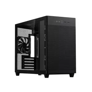 Ohišje Asus Prime AP201 (steklena stranica) miniATX - črna