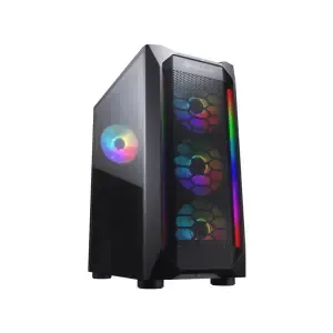 Ohišje Cougar MX410 Mesh-G RGB MidiATX - črna RGB